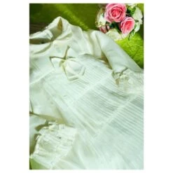 Baby Dior Robe De Baptême Cérémonie Blanc Cassé -ModeChic Magasin 121880 4
