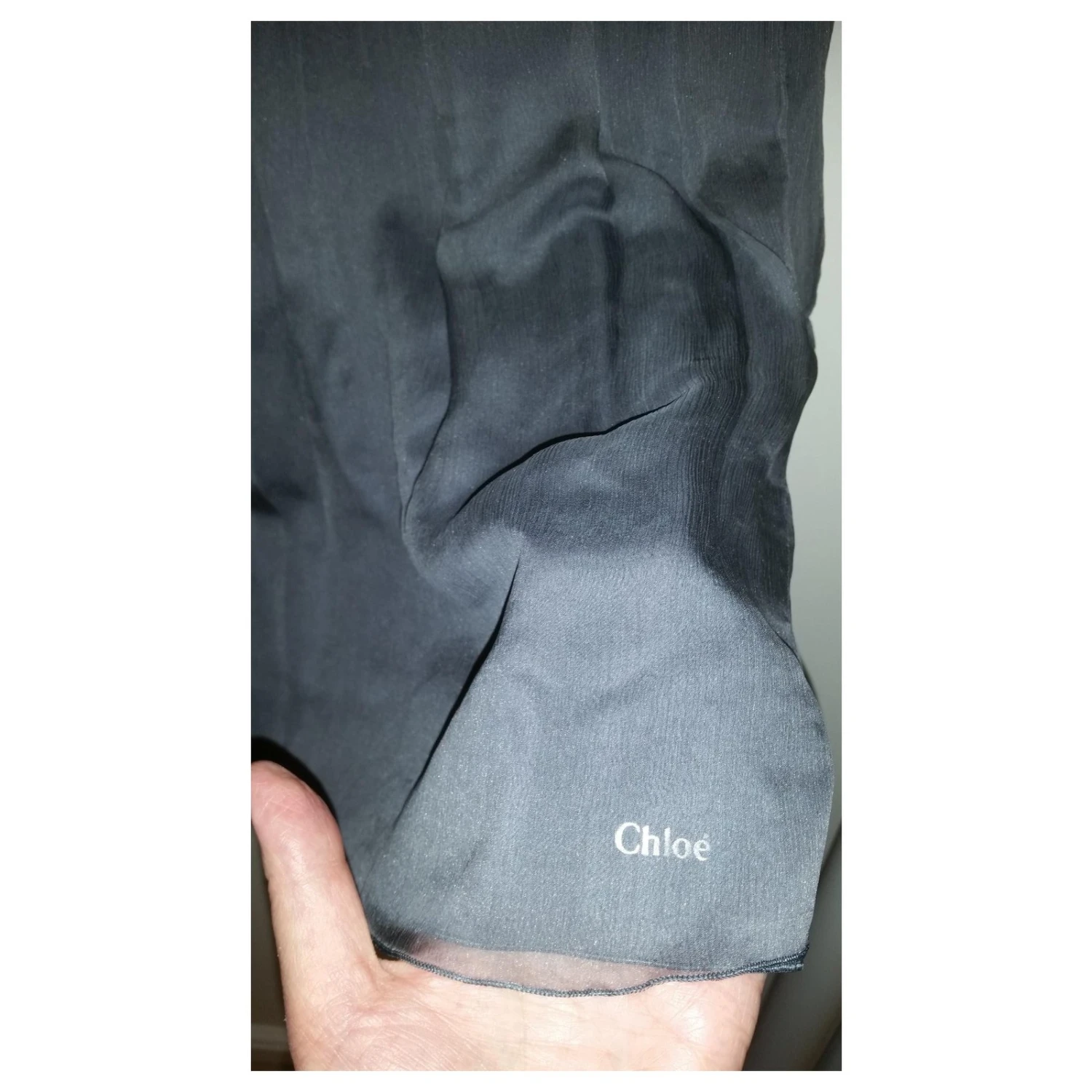 Robe Chloé 8 Ans, Très Chic Chic! Argenté Gris 5 Robe Chloé 8 Ans, Très Chic Chic! Argenté Gris – Image 5