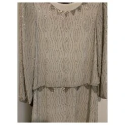 Rene Derhy Robe Fille Argenté Gris -ModeChic Magasin 144423 3