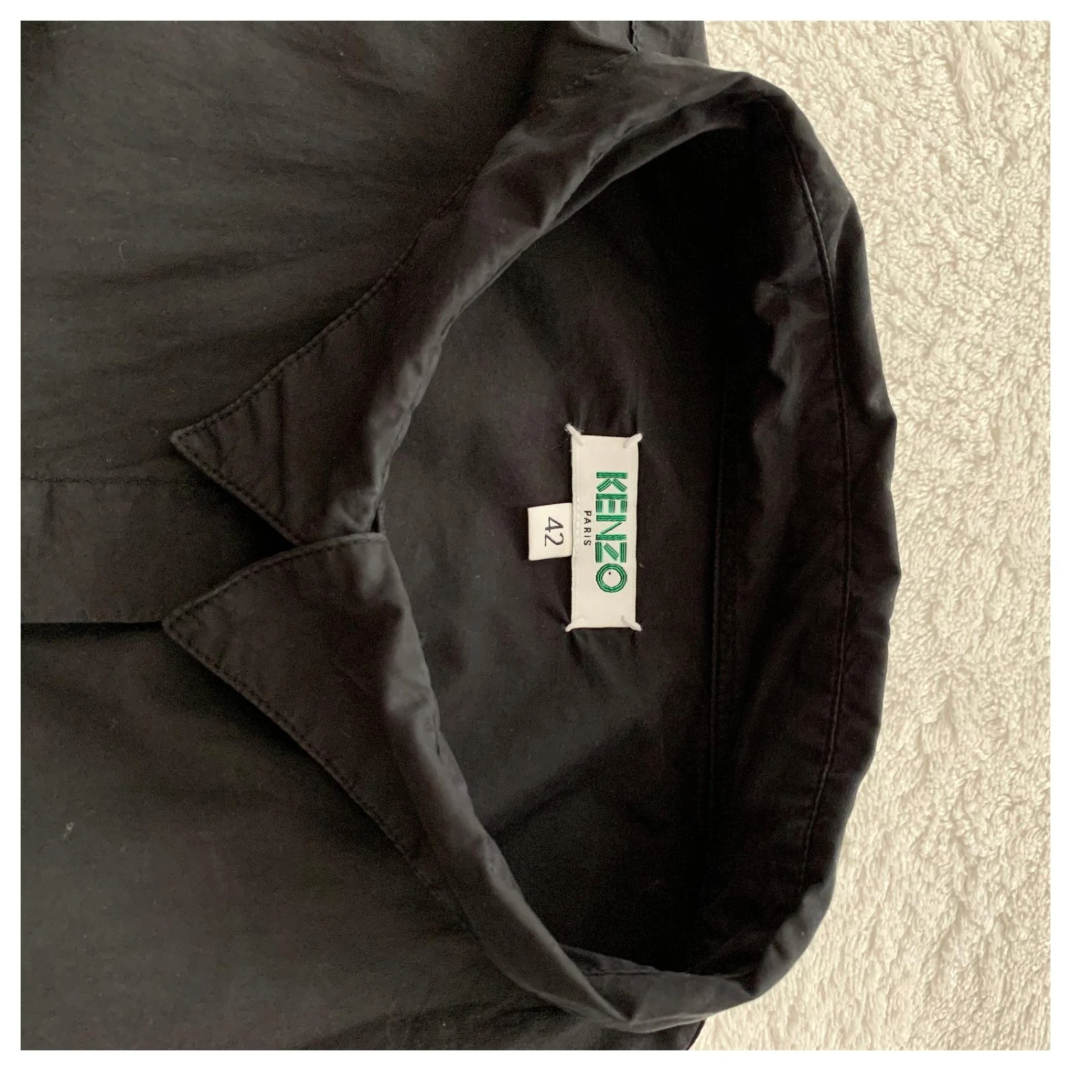 Kenzo Robe En Popeline De Coton Noire 4 Kenzo Robe En Popeline De Coton Noire – Image 4