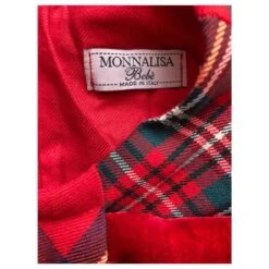 Monnalisa Robe Fillette Rouge -ModeChic Magasin 240485 3