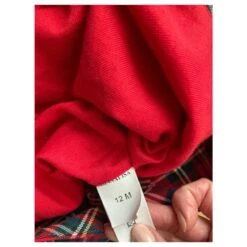 Monnalisa Robe Fillette Rouge -ModeChic Magasin 240485 4