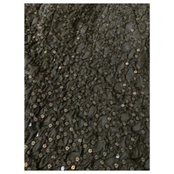 Giorgio Armani Robe Bleu Marine à Sequins Brodés -ModeChic Magasin 250199 4