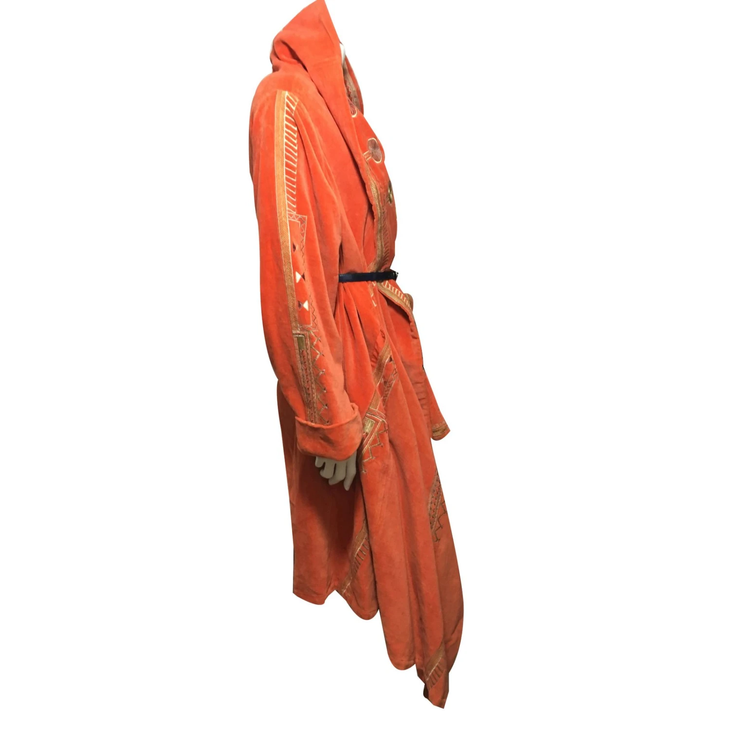 Autre Marque Manteau Robe Carole Fakiel Orange 2 Autre Marque Manteau Robe Carole Fakiel Orange – Image 2