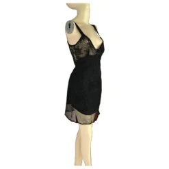 Robe Nuisette Versace Jean Couture Noir -ModeChic Magasin 262082 7