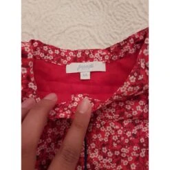 Autre Marque Robe Fille 'Jacardi' Rouge -ModeChic Magasin 27898 3