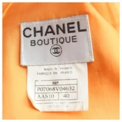 Chanel Robe CC En Laine Orange Moyenne -ModeChic Magasin 298368 9