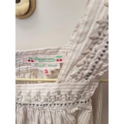 Bonpoint Robe Fille Beige -ModeChic Magasin 35853 6