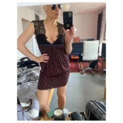 Alessandro Dell'Acqua Robe Alessandro Dell’aqua Bordeaux -ModeChic Magasin 368340 4