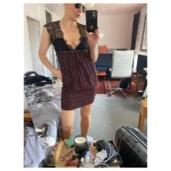 Alessandro Dell'Acqua Robe Alessandro Dell’aqua Bordeaux -ModeChic Magasin 368340 6