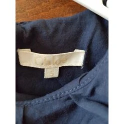 Chloé Robe Fille Bleu Marine -ModeChic Magasin 37612 3