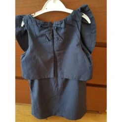 Chloé Robe Fille Bleu Marine -ModeChic Magasin 37612 5