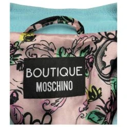 Boutique Moschino Ensemble Robe Et Blazer En Triacétate Bleu -ModeChic Magasin 378757 3