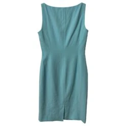 Boutique Moschino Ensemble Robe Et Blazer En Triacétate Bleu -ModeChic Magasin 378757 5