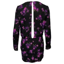 Robe à Manches Longues Magda Butrym En Soie Noire -ModeChic Magasin 401927 2