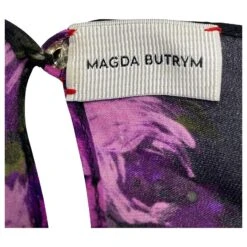 Robe à Manches Longues Magda Butrym En Soie Noire -ModeChic Magasin 401927 3