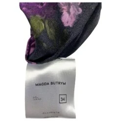 Robe à Manches Longues Magda Butrym En Soie Noire -ModeChic Magasin 401927 4