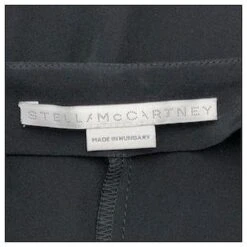 Stella Mc Cartney Robe Stella McCartney En Dentelle Blanche Et Rayures Noires Avec Zip Asymétrique -ModeChic Magasin 425914 6