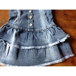 Autre Marque Rock&Roll Robe Fille Bleu -ModeChic Magasin 45190 4