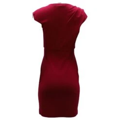 Diane Von Furstenberg Robe Marchona En Viscose Rouge -ModeChic Magasin 466332 3