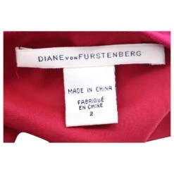 Diane Von Furstenberg Robe Marchona En Viscose Rouge -ModeChic Magasin 466332 4