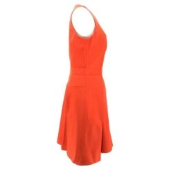 Robe Alexander McQueen En Coton Mélangé Orange -ModeChic Magasin 471388 3