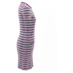 Robe Chanel En Maille Rayée Rose & Verte Multicolore -ModeChic Magasin 474347 7