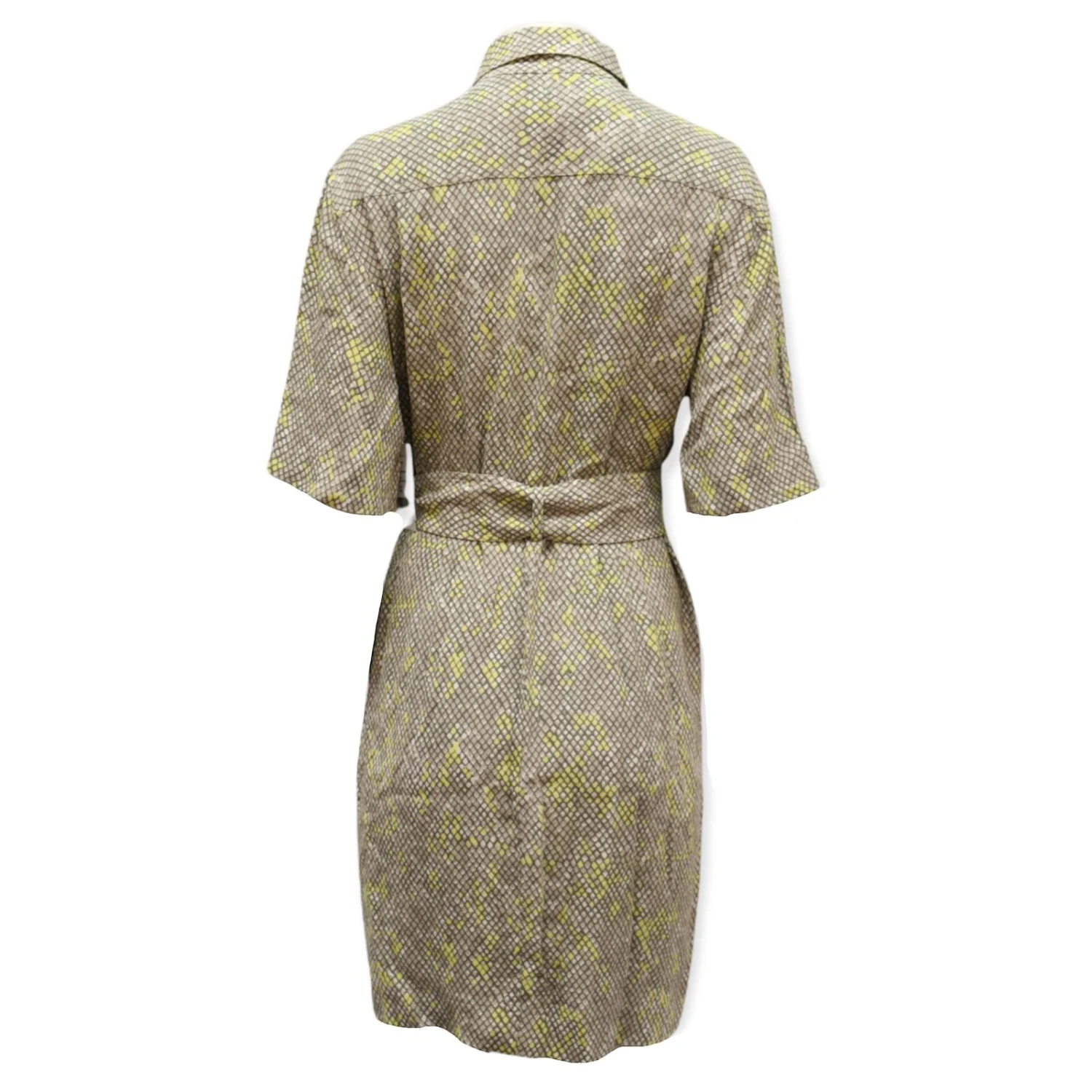 Equipment Axelle Robe En Crêpe Imprimée à Ceinture En Viscose Multicolore Gris 2 Equipment Axelle Robe En Crêpe Imprimée à Ceinture En Viscose Multicolore Gris – Image 2