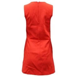 Christopher Kane Mini Robe Ornée De Cristaux En Laine Rouge -ModeChic Magasin 490431 3