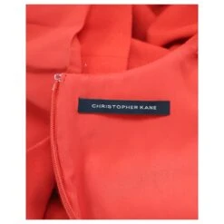 Christopher Kane Mini Robe Ornée De Cristaux En Laine Rouge -ModeChic Magasin 490431 6