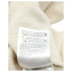 Robe En Maille Valentino En Cachemire Crème Blanc Écru -ModeChic Magasin 490489 6