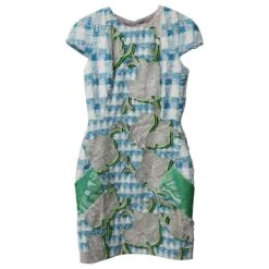 Robe Peter Pilotto Volt Tweed En Nylon Bleu Multicolore 13 Robe Peter Pilotto Volt Tweed En Nylon Bleu Multicolore -ModeChic Magasin 497416 5