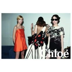 Chloé AUTOMNE 2007 RTW Secret Garden Robe Trapèze En Laine 40 Fr Multicolore -ModeChic Magasin 509173 4