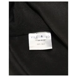 Vilshenko Robe Florale à Manches Longues En Soie Noire -ModeChic Magasin 529213 3