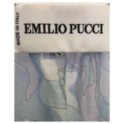 Robe D'été Emilio Pucci En Soie Imprimé Iris Bleu & Vert Avec Poches 7 Robe D'été Emilio Pucci En Soie Imprimé Iris Bleu & Vert Avec Poches -ModeChic Magasin 530612 3