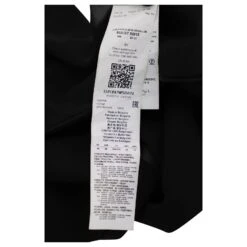 Emporio Armani Robe Droite Sans Manches En Crêpe En Viscose Noire -ModeChic Magasin 530710 6