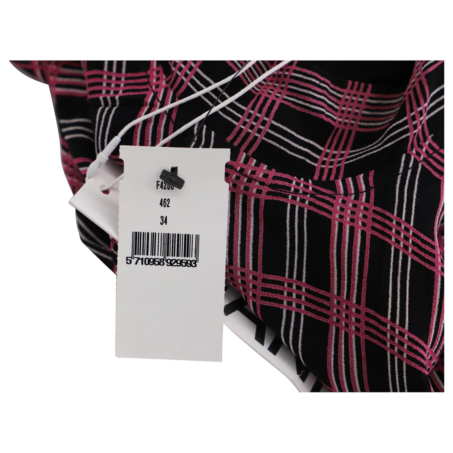 Robe Mi-longue à Manches Longues Et Imprimé Ganni En Viscose Multicolore 4 Robe Mi-longue à Manches Longues Et Imprimé Ganni En Viscose Multicolore – Image 4