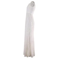 Robe Ornée Alice + Olivia Aurelia En Nylon Blanc -ModeChic Magasin 553365 3
