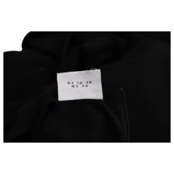 Akris Punto Robe Godet Brodée à Manches Courtes Et à Pois Ton Sur Ton En Mélange De Polyester Noir -ModeChic Magasin 553377 5