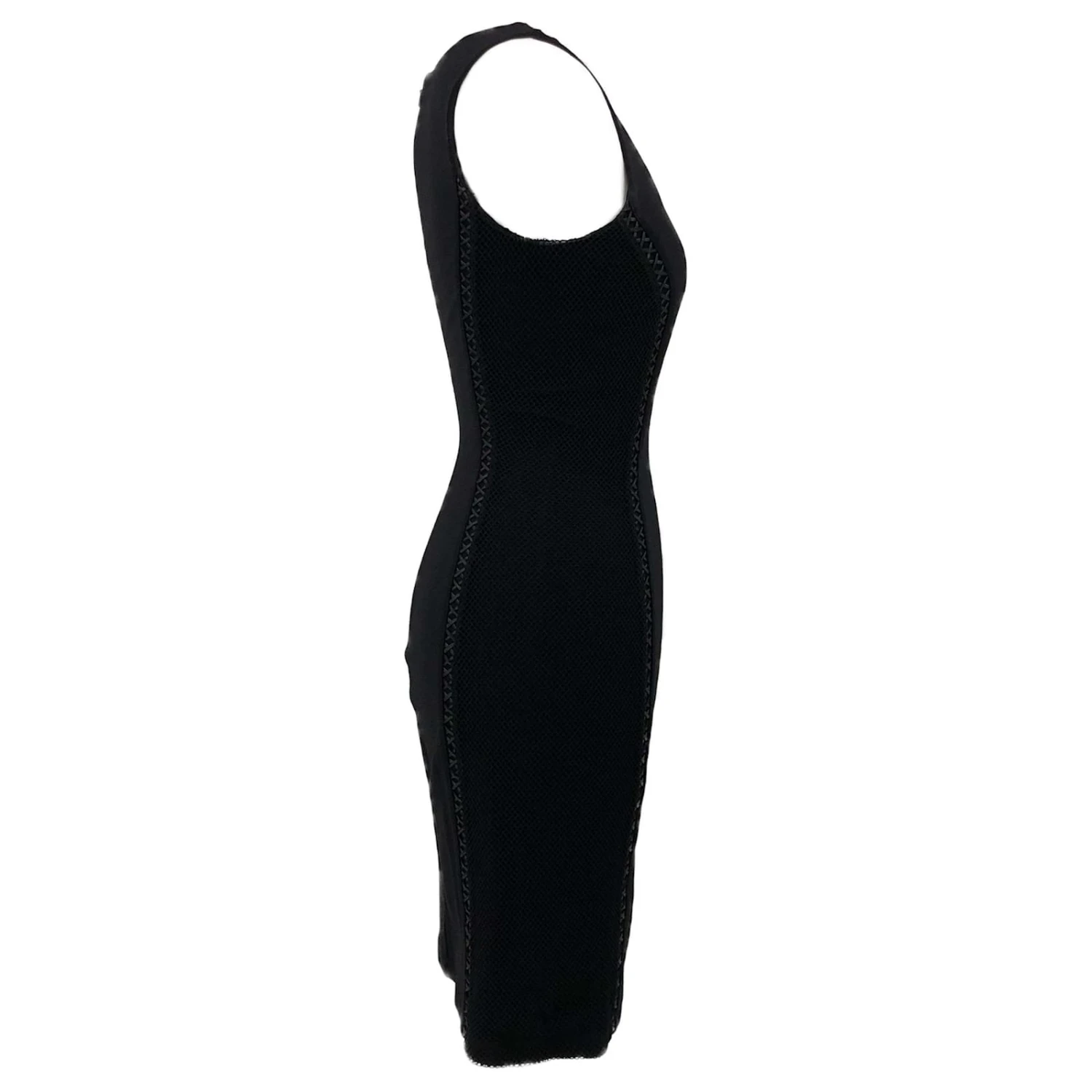 Autre Marque Alice By Temperley Robe Ajustée En Noir Avec Des Côtés Croisés 3 Autre Marque Alice By Temperley Robe Ajustée En Noir Avec Des Côtés Croisés – Image 3