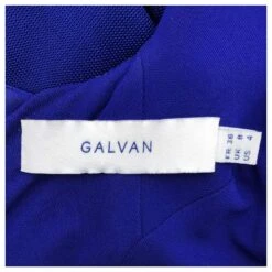 Autre Marque Robe Droite Galvan En Maille Bleu électrique -ModeChic Magasin 553804 4