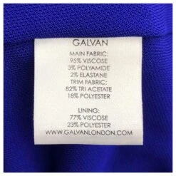 Autre Marque Robe Droite Galvan En Maille Bleu électrique -ModeChic Magasin 553804 5