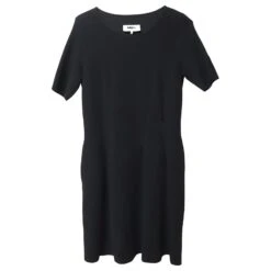 Maison Martin Margiela Maison Margiela MM6 Robe T-Shirt En Coton Noir -ModeChic Magasin 553808 4