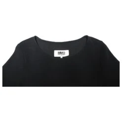Maison Martin Margiela Maison Margiela MM6 Robe T-Shirt En Coton Noir -ModeChic Magasin 553808 6