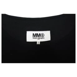 Maison Martin Margiela Maison Margiela MM6 Robe T-Shirt En Coton Noir -ModeChic Magasin 553808 7