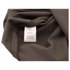 Helmut Lang Robe à Mancherons Torsadée Sur Le Devant En Laine Grise -ModeChic Magasin 567723 5