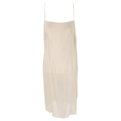 Robe De Jour Akris En Soie Tissée Beige Avec Slip Et Ceinture Blanc Écru 12 Robe De Jour Akris En Soie Tissée Beige Avec Slip Et Ceinture Blanc Écru -ModeChic Magasin 567810 4