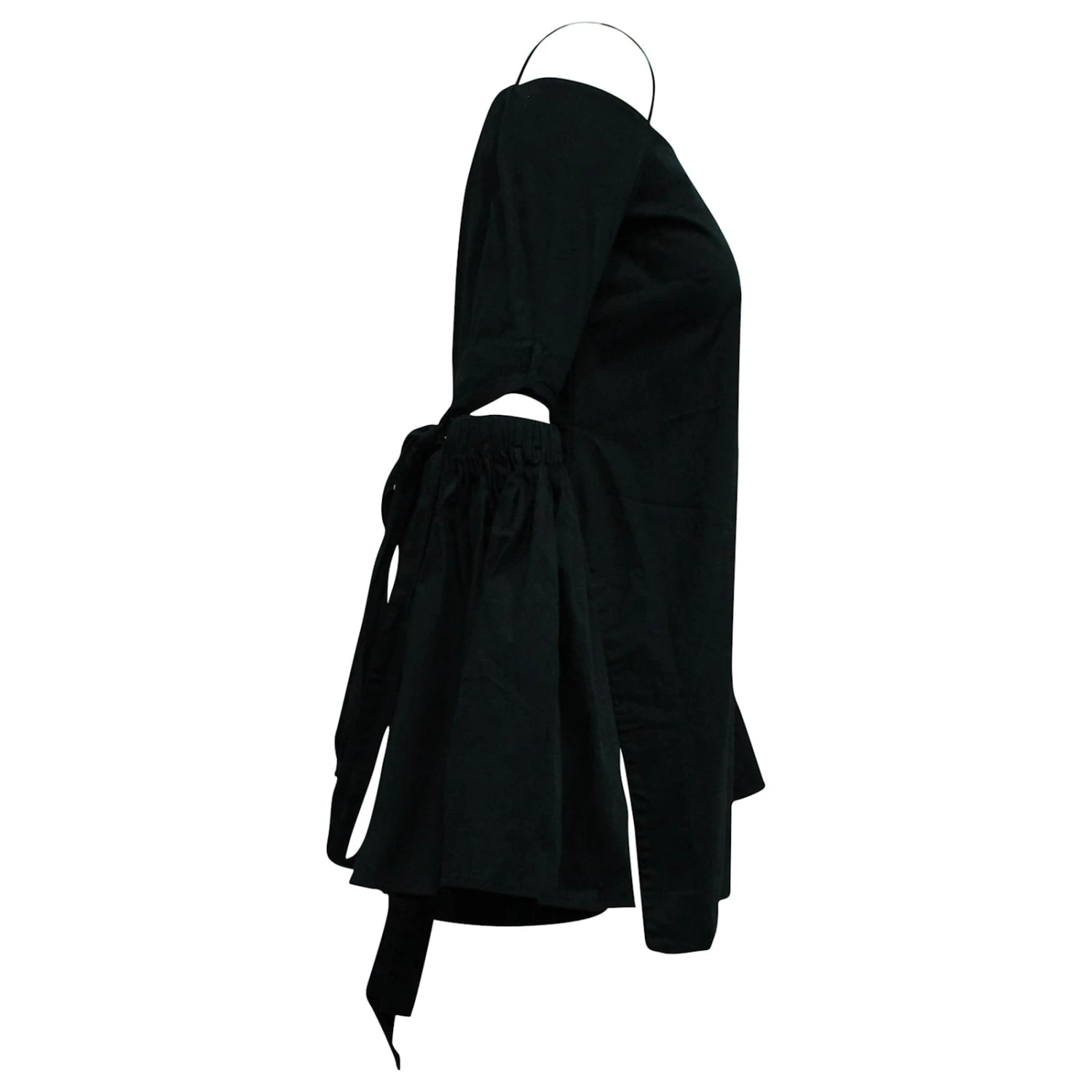 Mini Robe Ellery à épaules Dénudées En Coton Noir 3 Mini Robe Ellery à épaules Dénudées En Coton Noir – Image 3