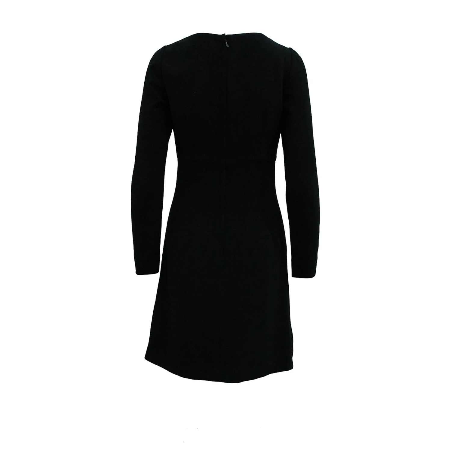 Dolce & Gabbana Robe Brodée Feuilles En Viscose Noire 3 Dolce & Gabbana Robe Brodée Feuilles En Viscose Noire – Image 3