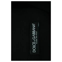 Dolce & Gabbana Robe Brodée Feuilles En Viscose Noire 8 Dolce & Gabbana Robe Brodée Feuilles En Viscose Noire -ModeChic Magasin 571407 4